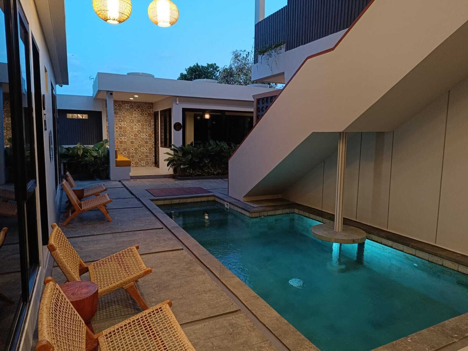 Suite Deluxe, vista a la alberca | Terraza o patio