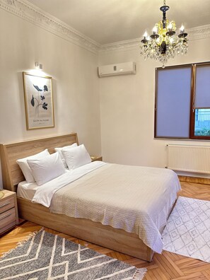 2 Schlafzimmer, Zimmersafe, Bügeleisen/Bügelbrett, kostenloses WLAN