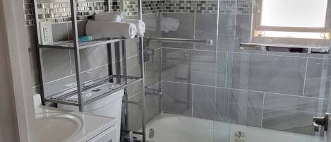 Towels, soap, toilet paper