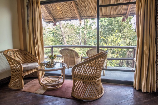 Deluxe Double or Twin Room, Balcony, Garden View | Laptop workspace, WiFi (free)