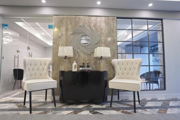 Lobby sitting area