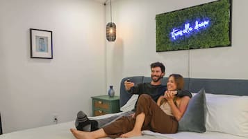 4 soverom, skrivebord, strykejern/-brett og wi-fi