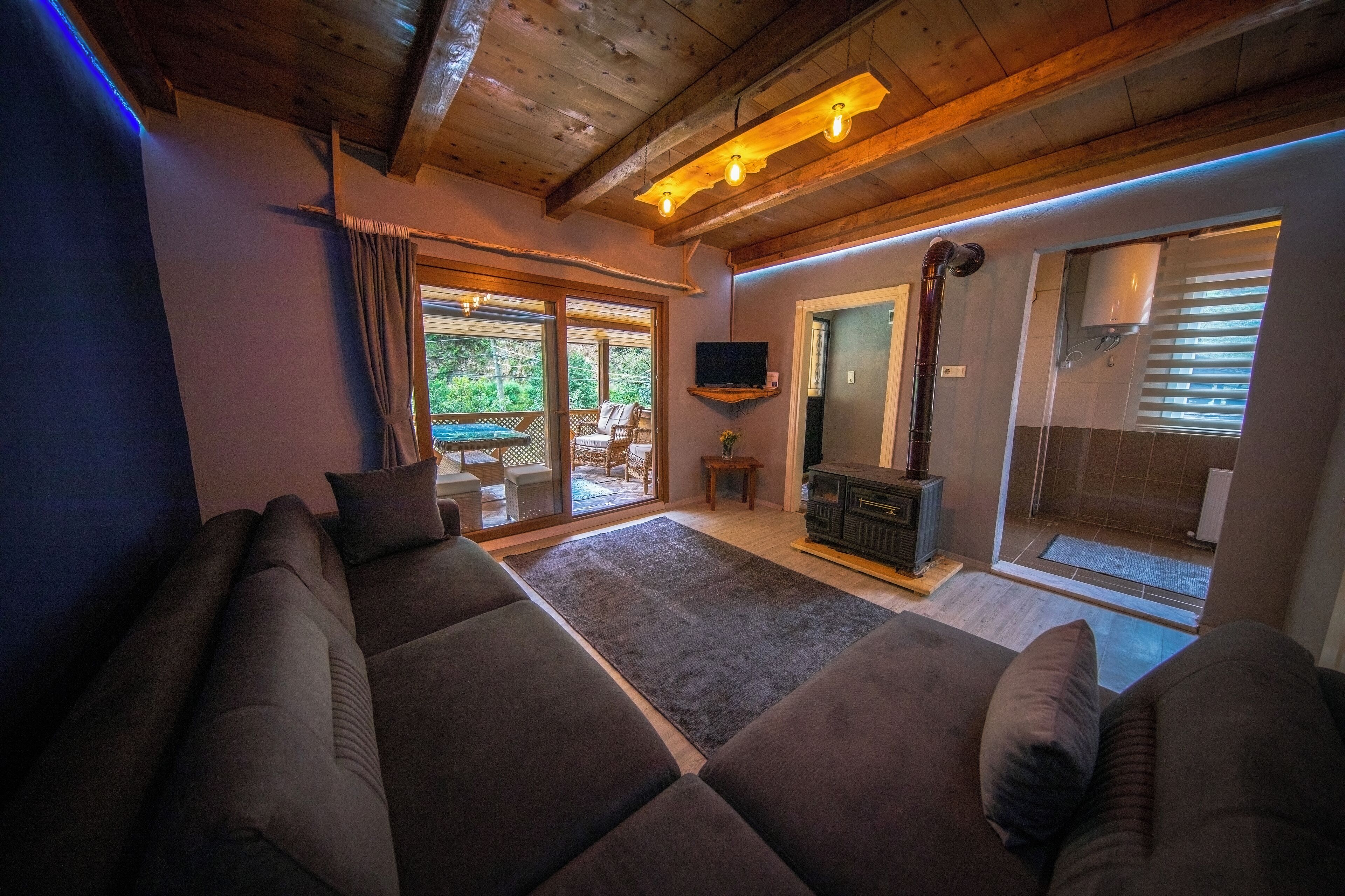 华丽套房, 山景 | 起居区