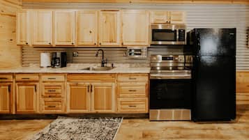 Microwave, oven, stovetop