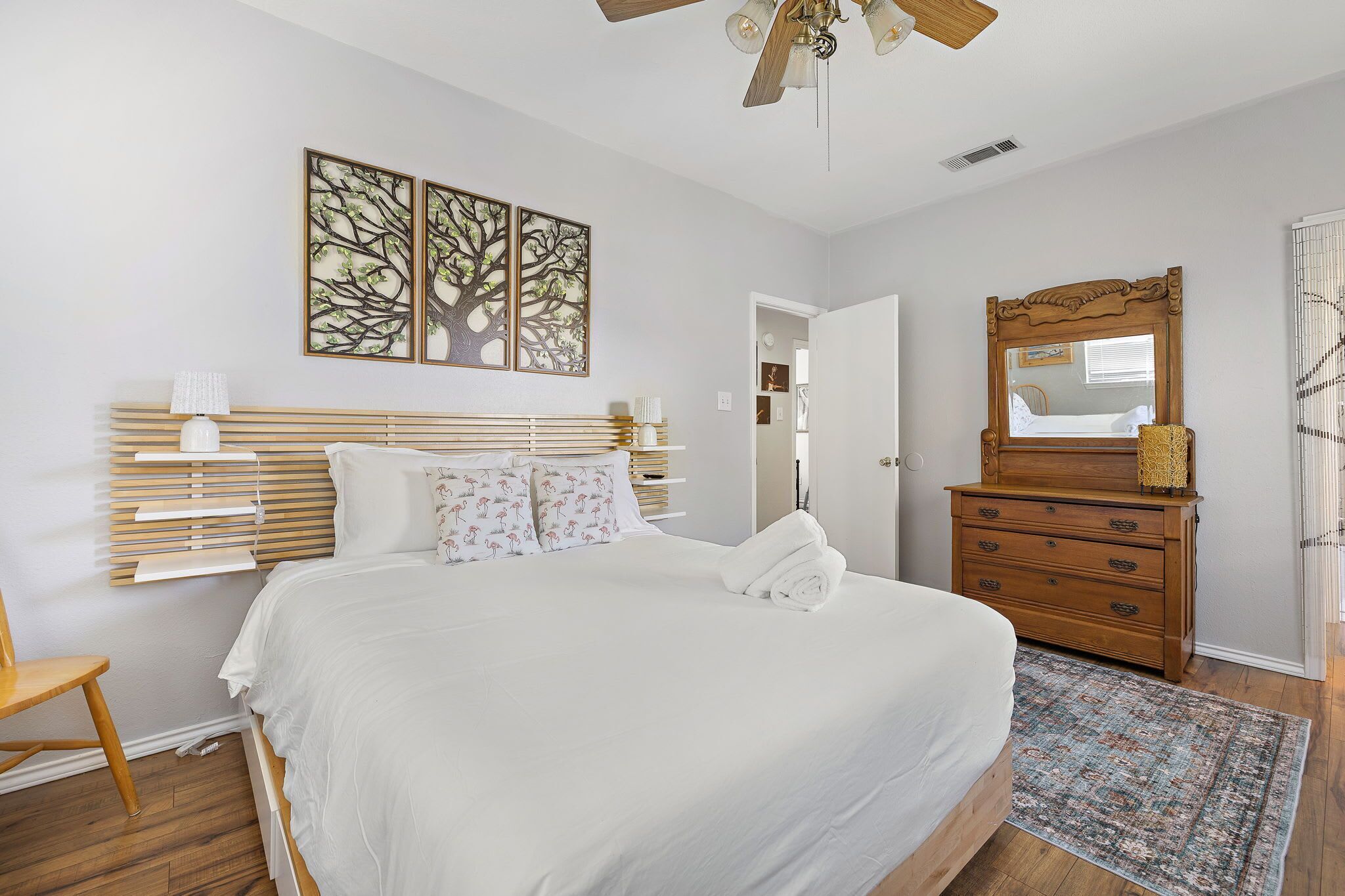 3 bedrooms, iron/ironing board, travel crib, WiFi