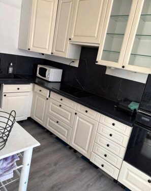 Microwave, oven, stovetop