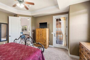 2 bedrooms, iron/ironing board, travel cot, WiFi