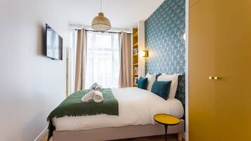 Appartement | 2 chambres, espace de travail pour ordinateur portable