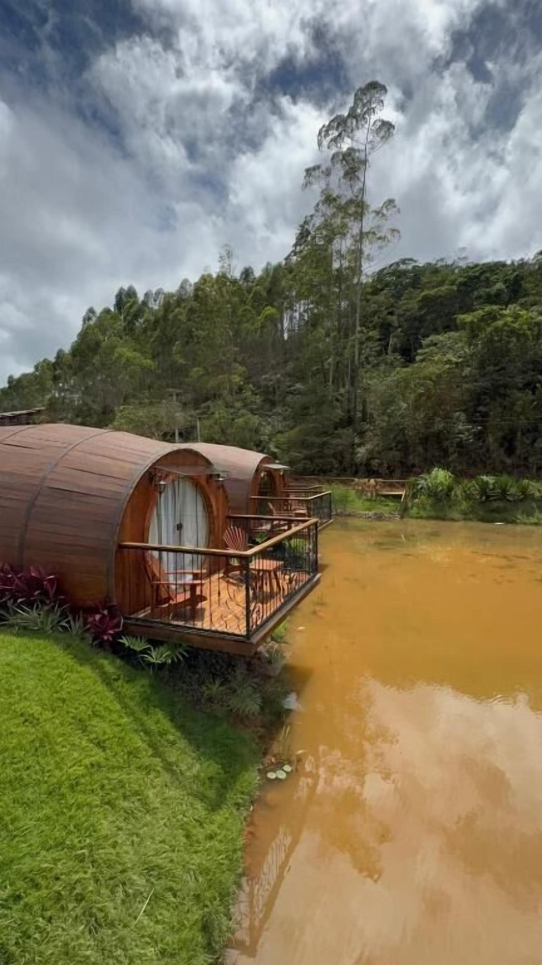 Majoituspaikan julkisivu