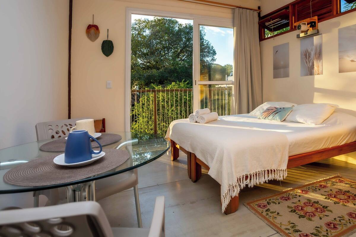 Chambre Familiale, balcon, vue jardin