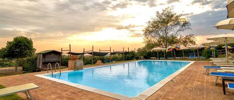 Una piscina climatizada