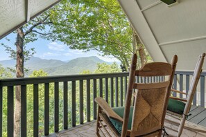 House (3 Bedrooms) | Front of property - Decks + Lake Access: Scenic North Carolina Retreat (Old Fort)