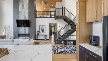 TV connectée, cheminée