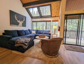 Smart TV, chimenea