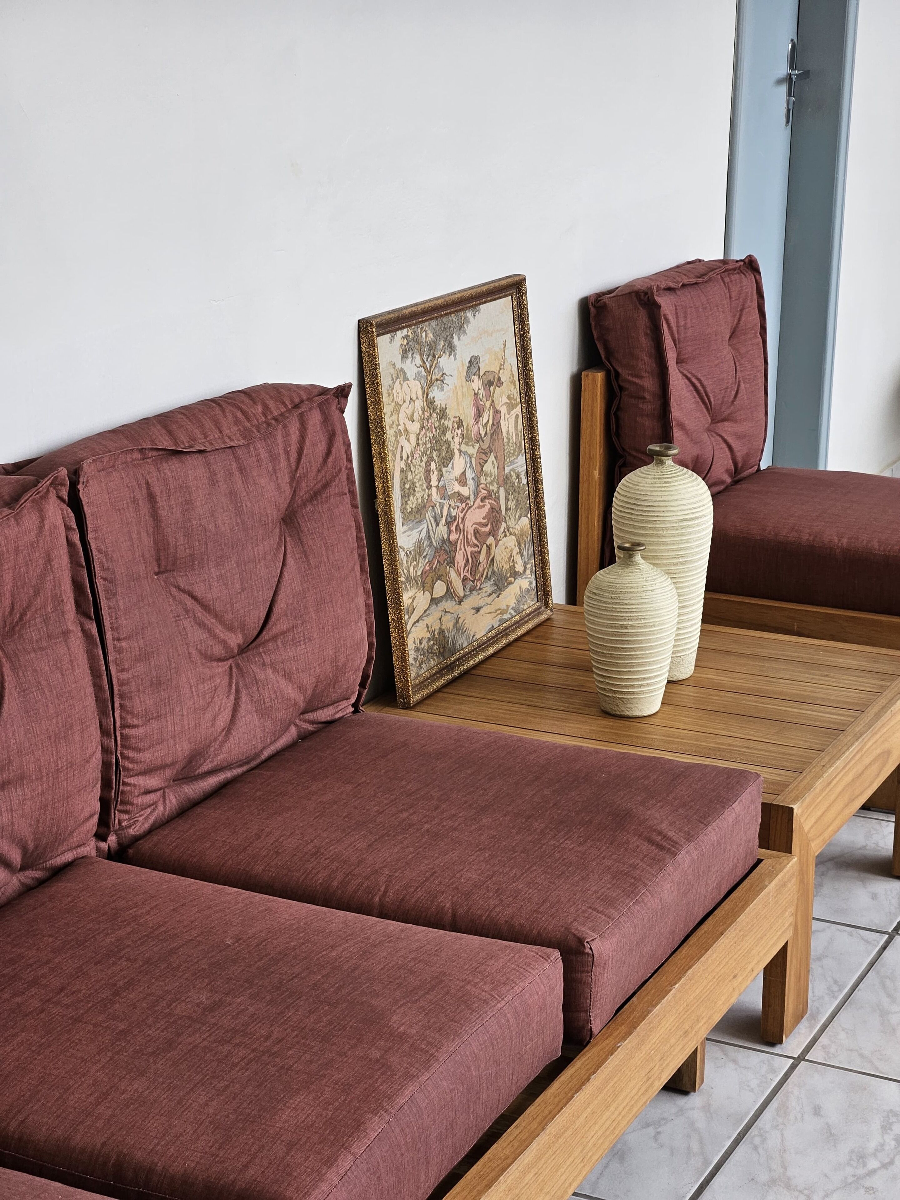 Área de estar no saguão