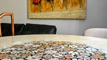 Sittområde i lobbyn