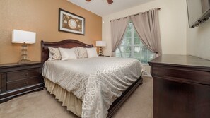 4 bedrooms, iron/ironing board, travel cot, WiFi