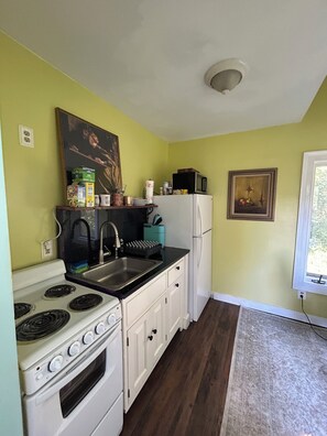 Microwave, oven, stovetop