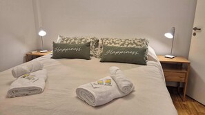 1 室のベッドルーム、アイロン / アイロン台、WiFi、ベッドシーツ