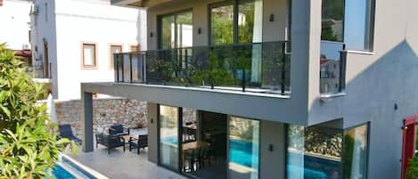 Majoituspaikan julkisivu