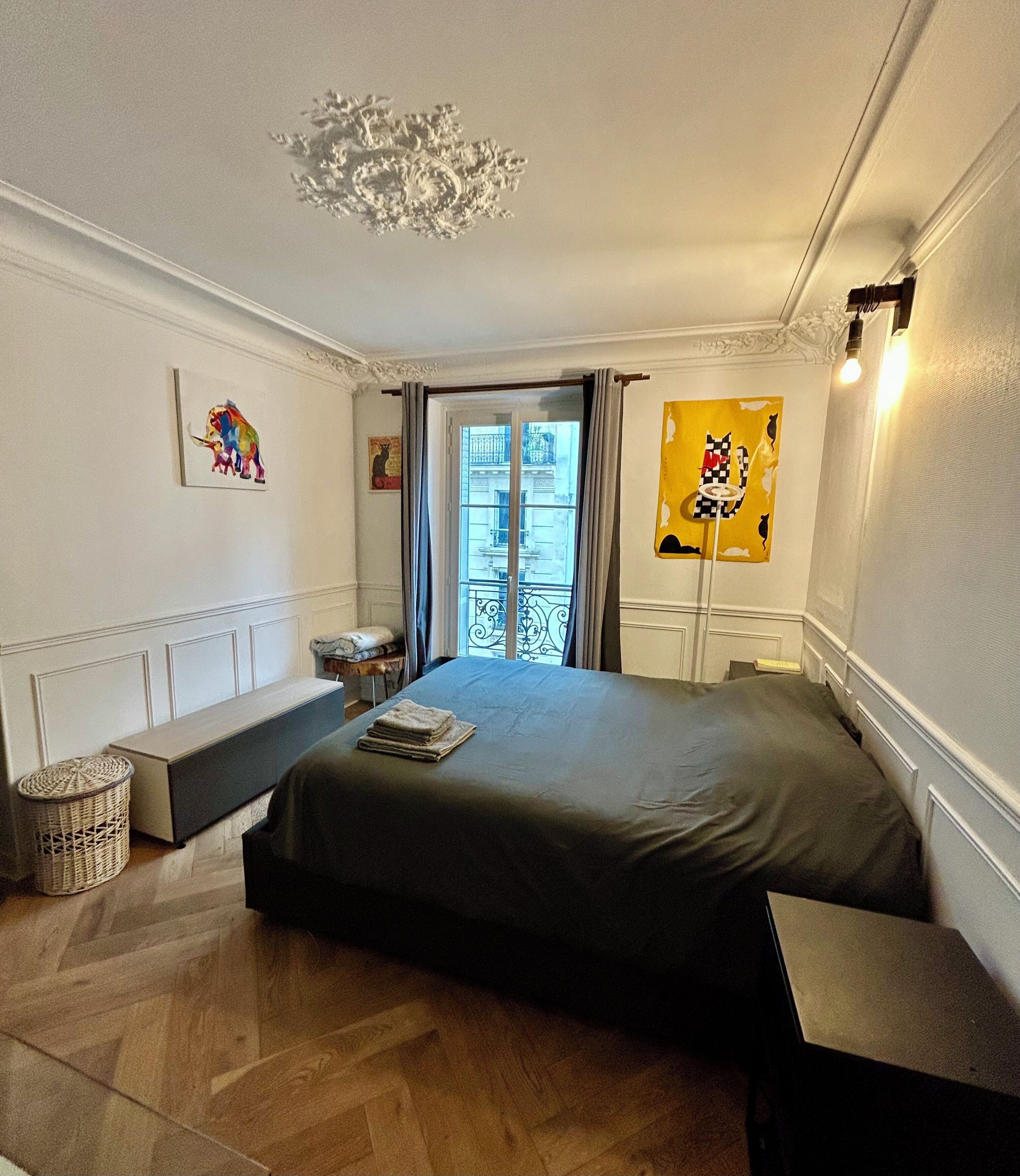 1 chambre, fer et planche à repasser, Wi-Fi, draps fournis