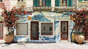 Façade de l’hébergement