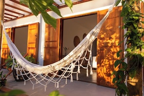 Patio hawaiano