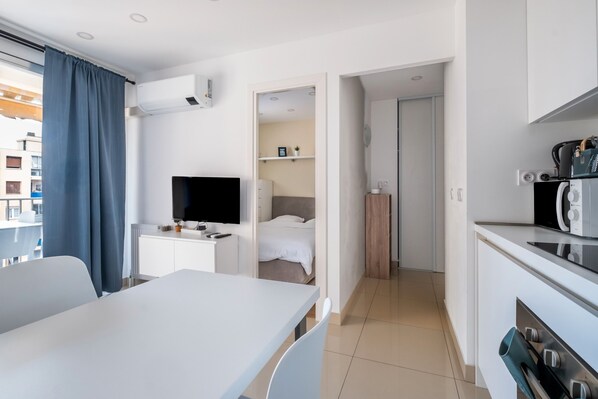 1 soverom, strykejern/-brett, wi-fi og sengetøy