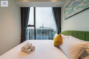 Deluxe Apartment, 2 Bedrooms, Non Smoking, City View | Minibar, free WiFi, bed sheets - The Metropole Opera Deluxe Residence (Ho Chi Minh)