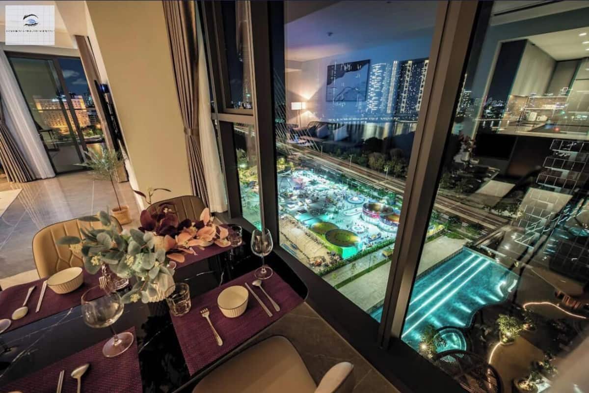 Apartamento Deluxe, 2 habitaciones, patio | Minibar, cunas gratuitas, wifi gratis y ropa de cama