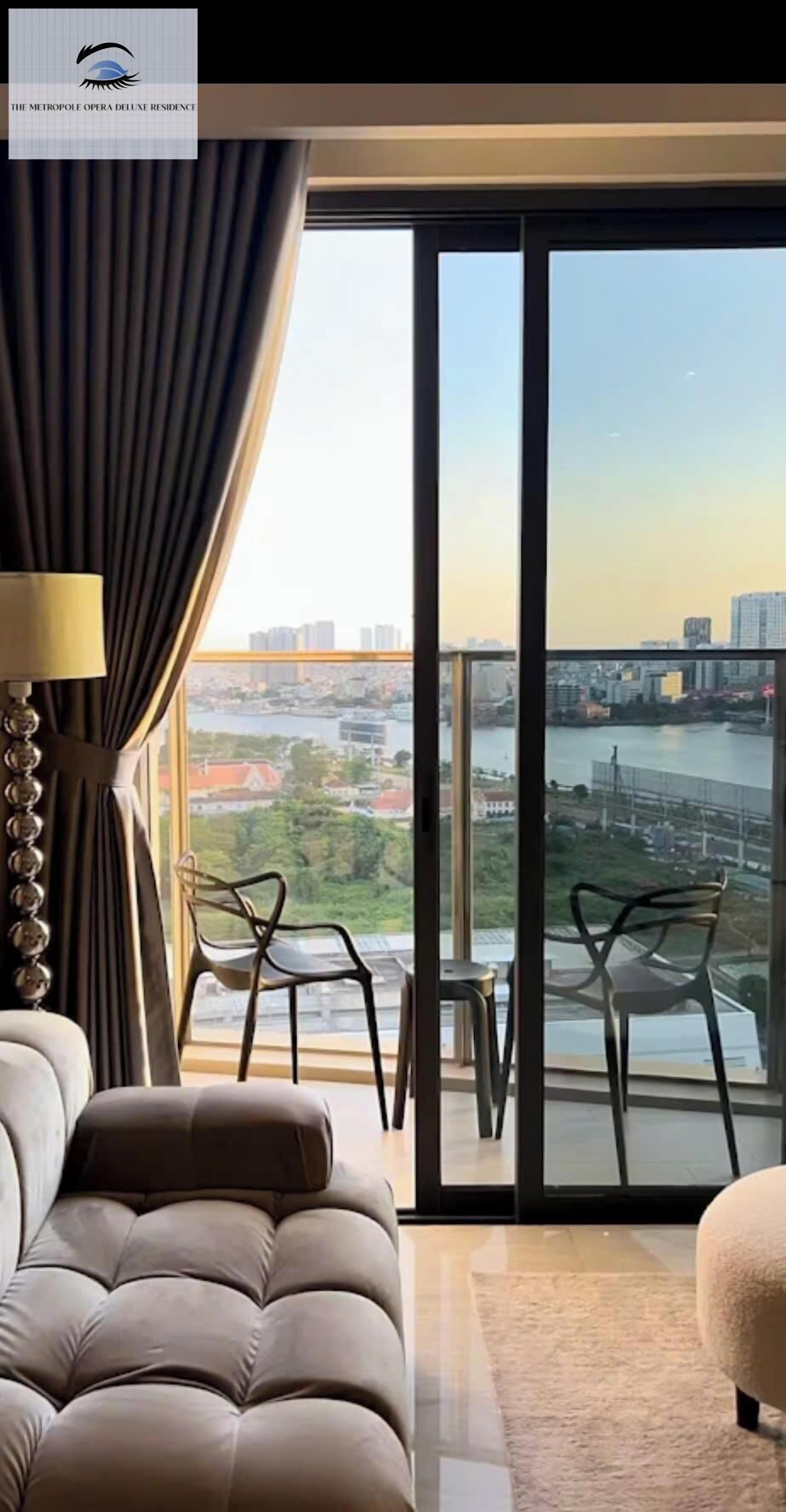 Luksus-lejlighed - 2 soveværelser - ikke-ryger - byudsigt | Skrivebord, mørklægningsgardiner, strygejern/strygebræt, gratis Wi-Fi