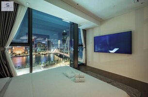 Royal Apartment, 3 Bedrooms, River View, Courtyard Area | Desk, blackout drapes, iron/ironing board, cribs/infant beds