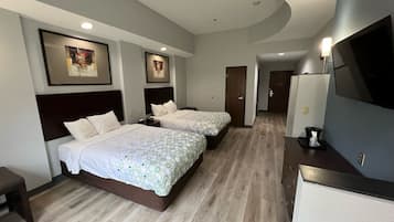 Standard Double Room, 2 Double Beds, Non Smoking, Mountain View | Desk, laptop workspace, free WiFi