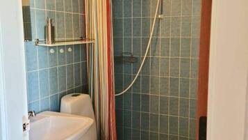 Shower, hair dryer