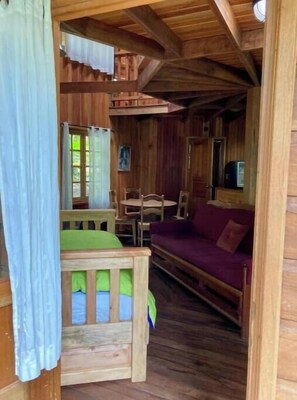 Living area - Eco-Cabin in Cerro Punta (Cerro Punta)