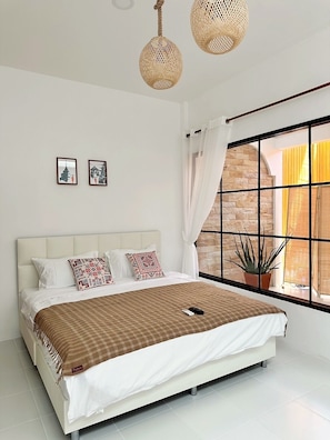 2 habitaciones, tabla de planchar con plancha y acceso a internet