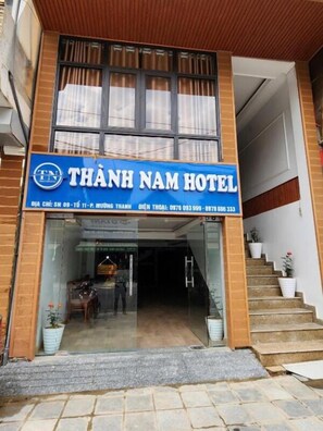 Voorkant van accommodatie