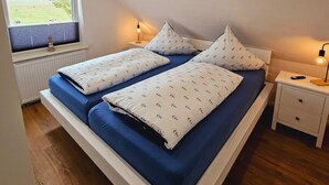 1 室のベッドルーム、WiFi、ベッドシーツ