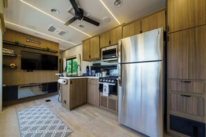 Microwave, oven, stovetop