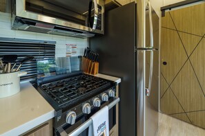 Microwave, oven, stovetop
