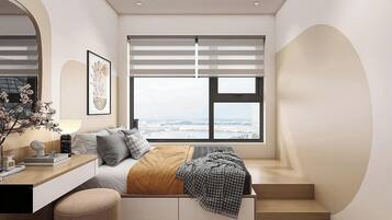 Habitación Deluxe, 2 habitaciones, balcón, vista a la ciudad | Vista desde la habitación