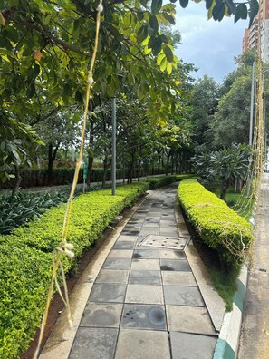 Overnattingsstedets uteområder