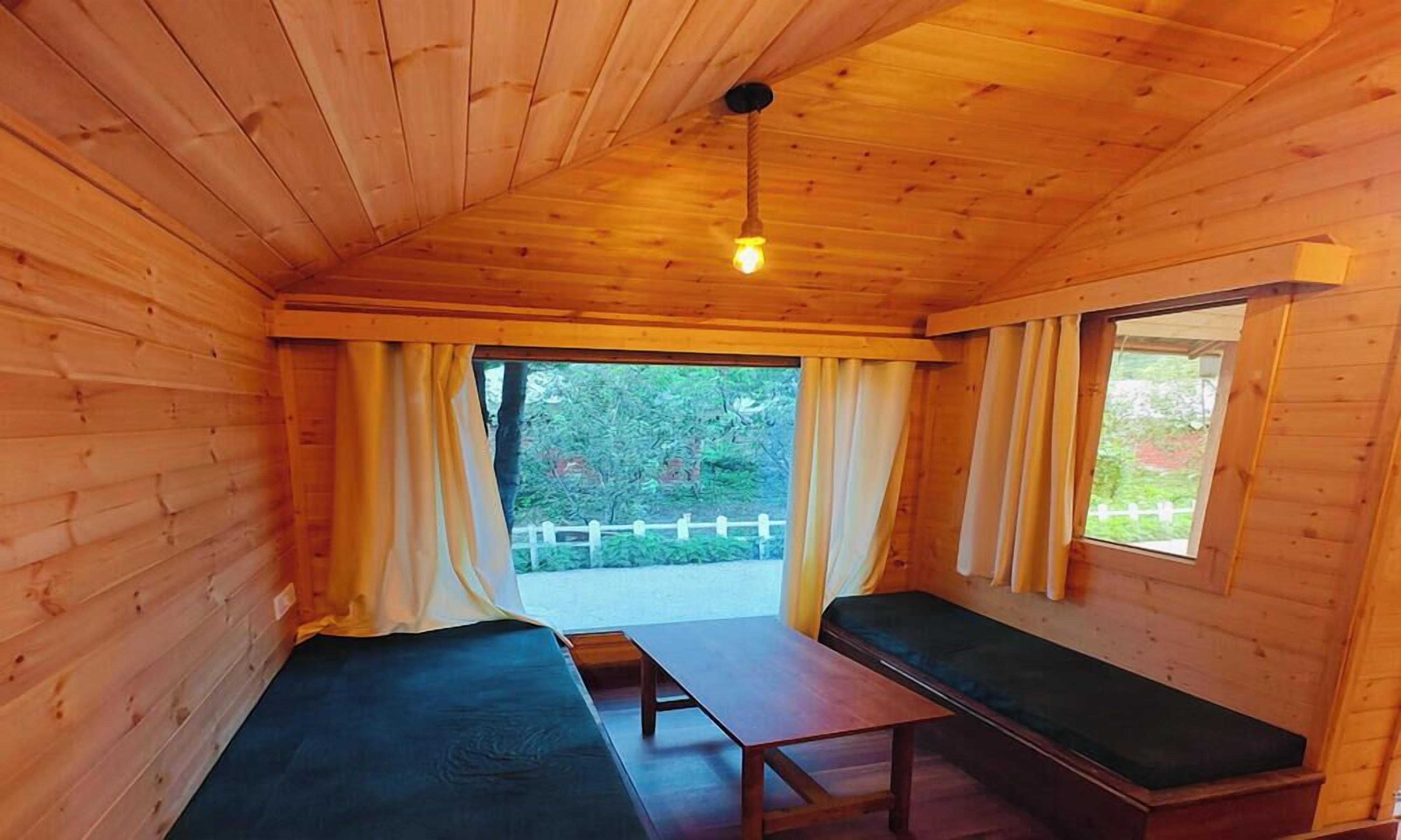 Cabaña Grand, vista al jardín