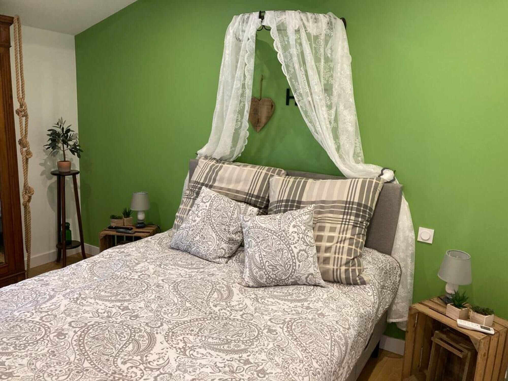 1 chambre, Wi-Fi, draps fournis