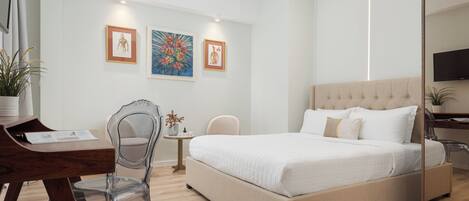 1 bedroom, iron/ironing board, travel crib, free WiFi