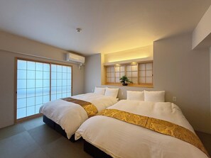 Japanese-style Apartment | Iron/ironing board, free WiFi - bHotel Miyajima Omotesando 22 (Hatsukaichi)