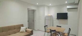 Beachfront Studio in Hergla – Stunning Sea View & Pool Access