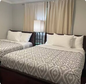 3 bedrooms, internet, bed sheets