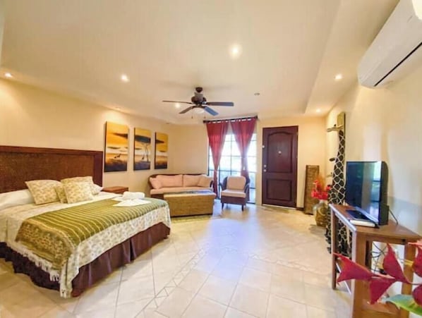 1 bedroom, iron/ironing board, Internet, bed sheets