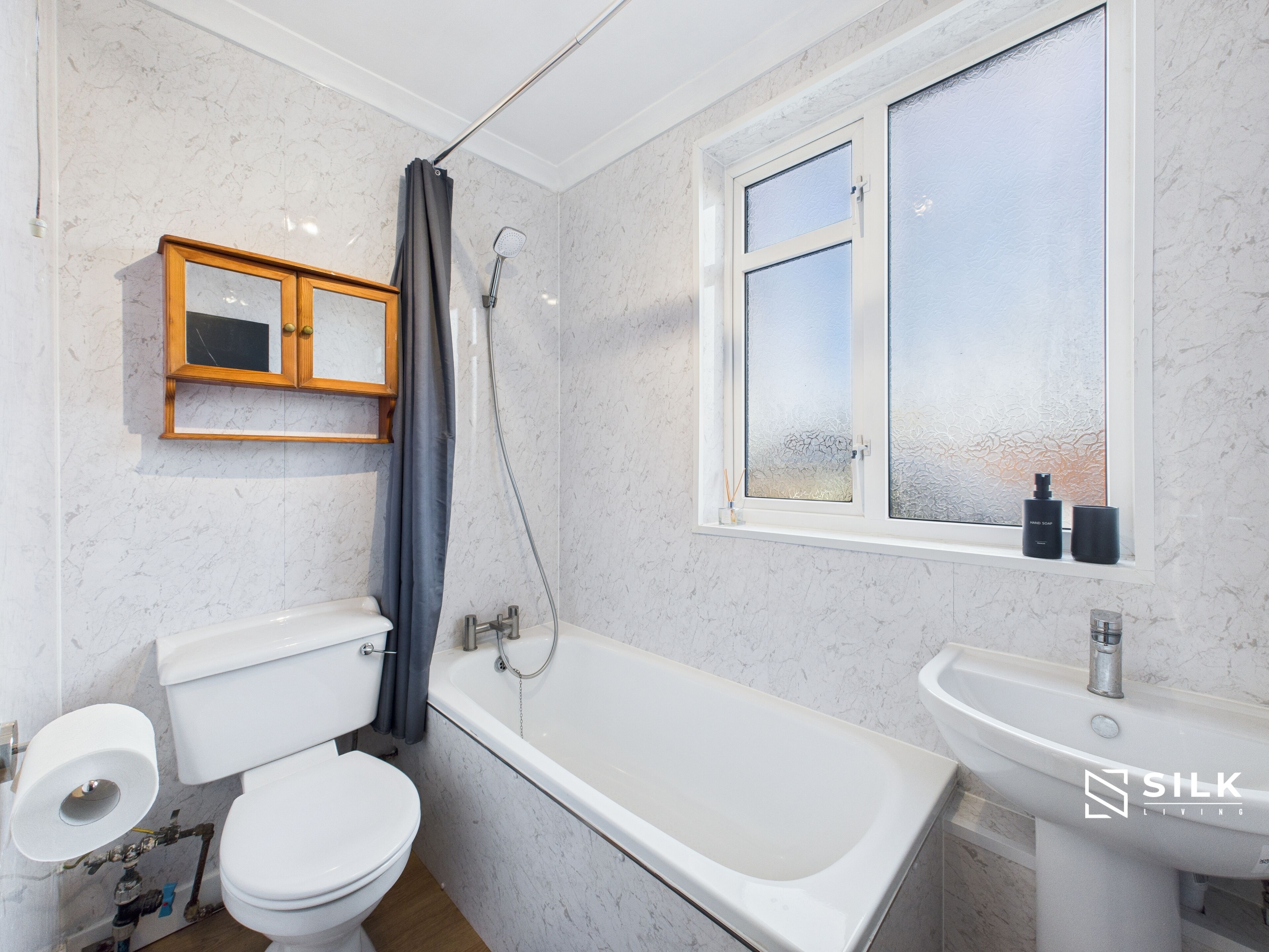 Shower, hair dryer